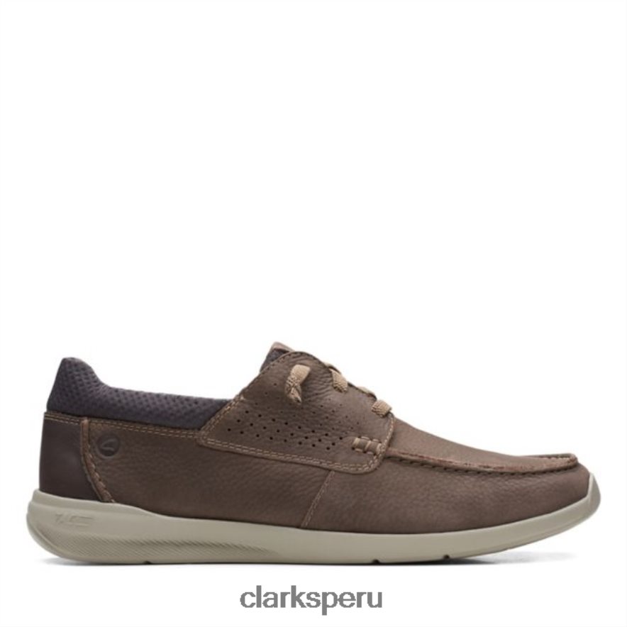 clarks gorwmoc nubuck marrón nubuck marrón hombres Clarks 40N4LX6562 nubuck marrón