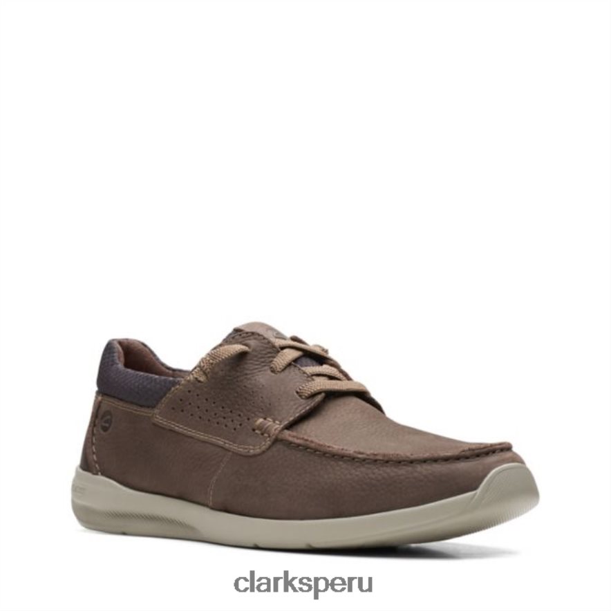 clarks gorwmoc nubuck marrón nubuck marrón hombres Clarks 40N4LX6562 nubuck marrón