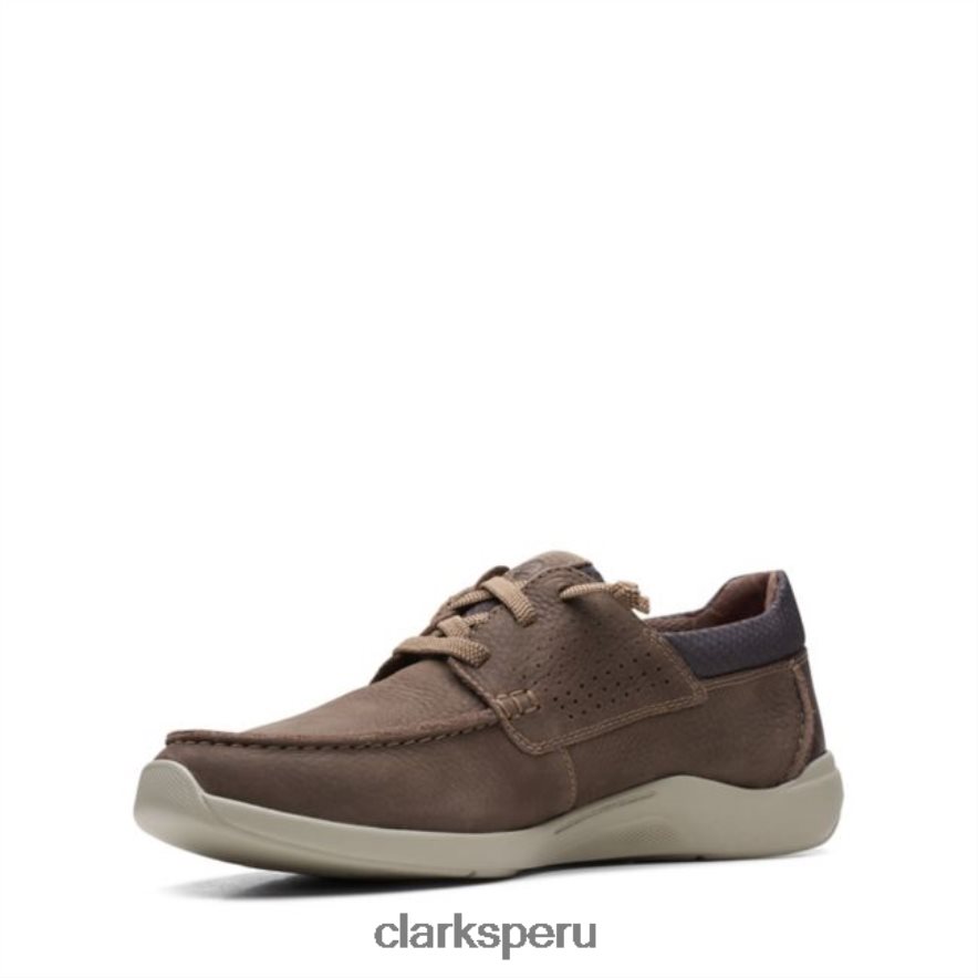clarks gorwmoc nubuck marrón nubuck marrón hombres Clarks 40N4LX6562 nubuck marrón