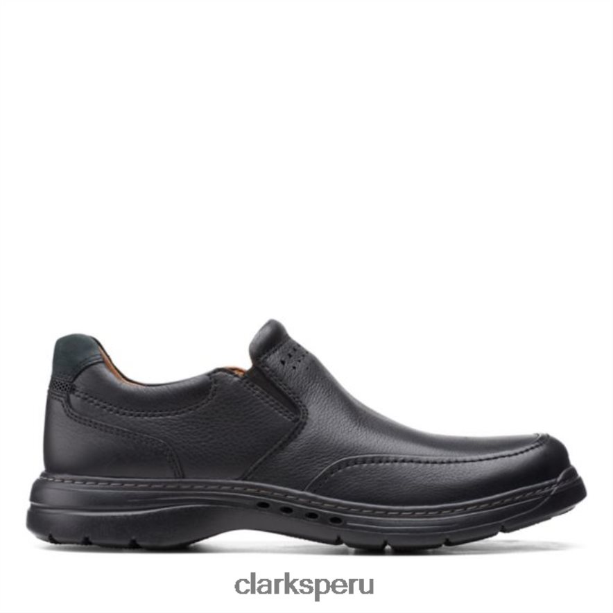 clarks un brawley step cuero negro cuero negro hombres Clarks 40N4LX6722 cuero negro