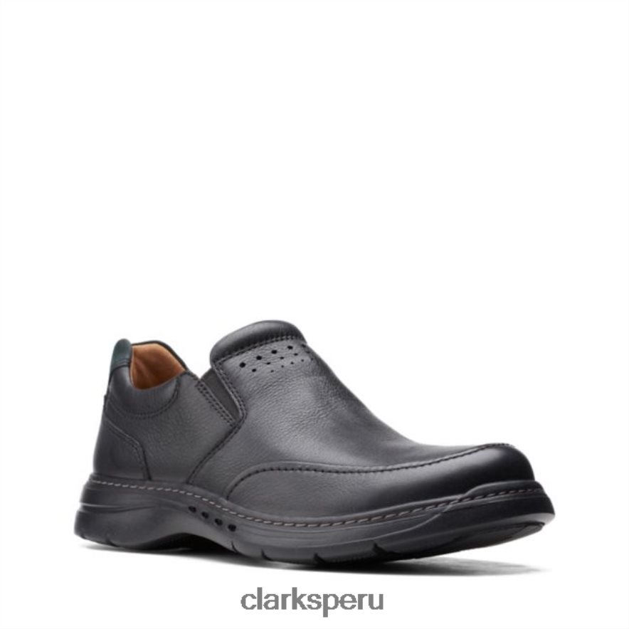 clarks un brawley step cuero negro cuero negro hombres Clarks 40N4LX6722 cuero negro