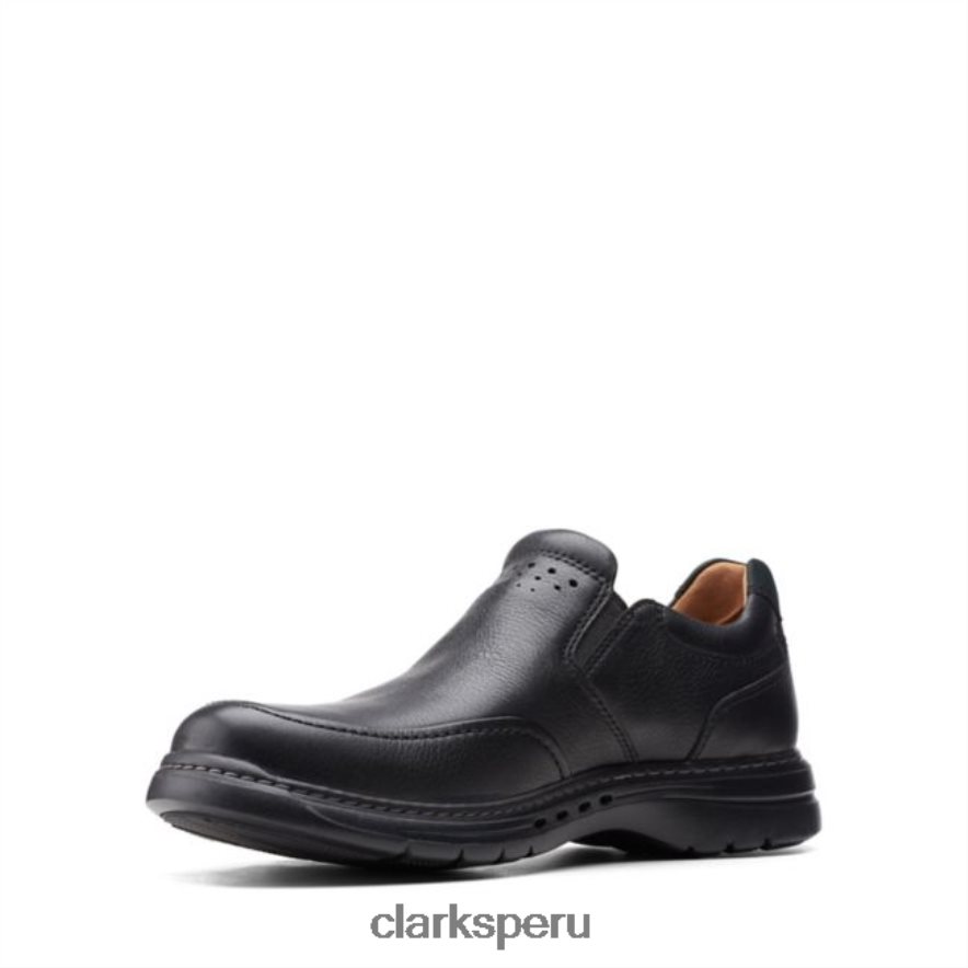 clarks un brawley step cuero negro cuero negro hombres Clarks 40N4LX6722 cuero negro