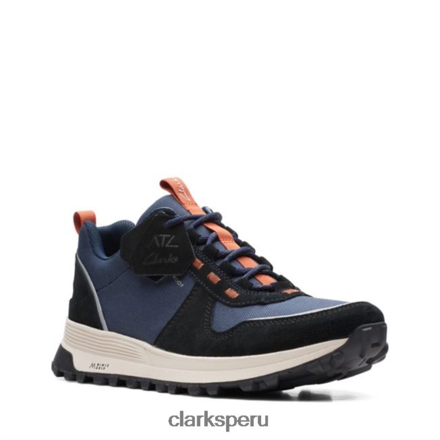 combinación azul marino clarks atl trek walk impermeable combinación azul marino hombres Clarks 40N4LX5563 combinación azul marino