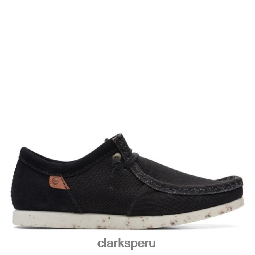 combinación negra clarks shacre lite moc combinación negra hombres Clarks 40N4LX6824 combinación negra