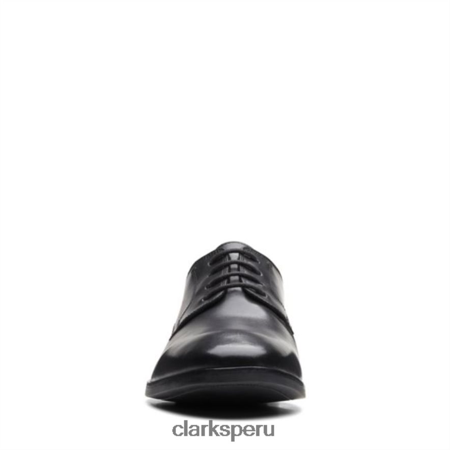 cuero negro clarks bradish encaje cuero negro hombres Clarks 40N4LX5547 cuero negro