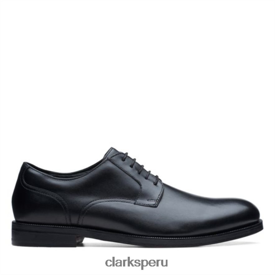 cuero negro encaje artesanal clarks de cuero negro hombres Clarks 40N4LX5612 cuero negro