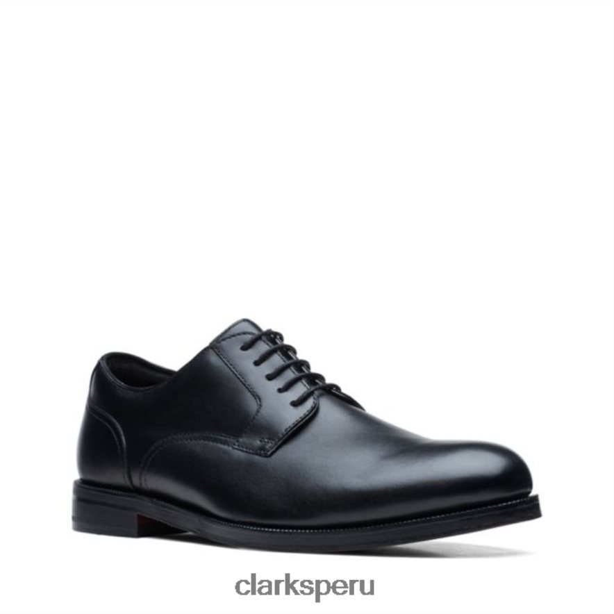 cuero negro encaje artesanal clarks de cuero negro hombres Clarks 40N4LX5612 cuero negro