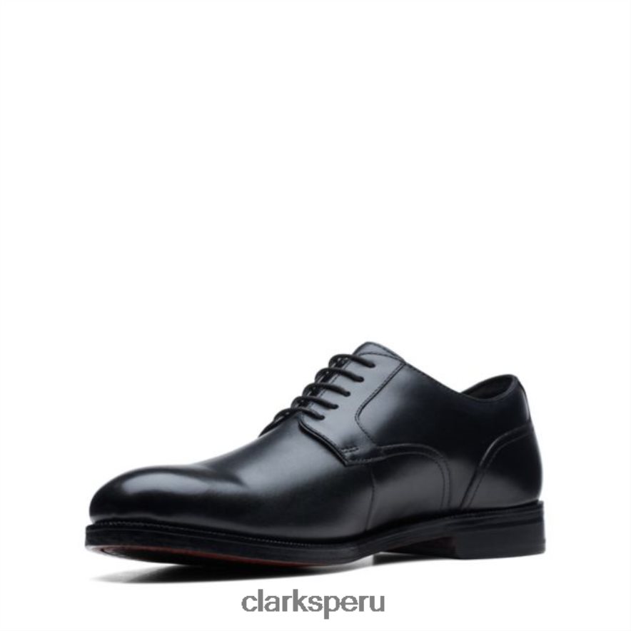 cuero negro encaje artesanal clarks de cuero negro hombres Clarks 40N4LX5612 cuero negro