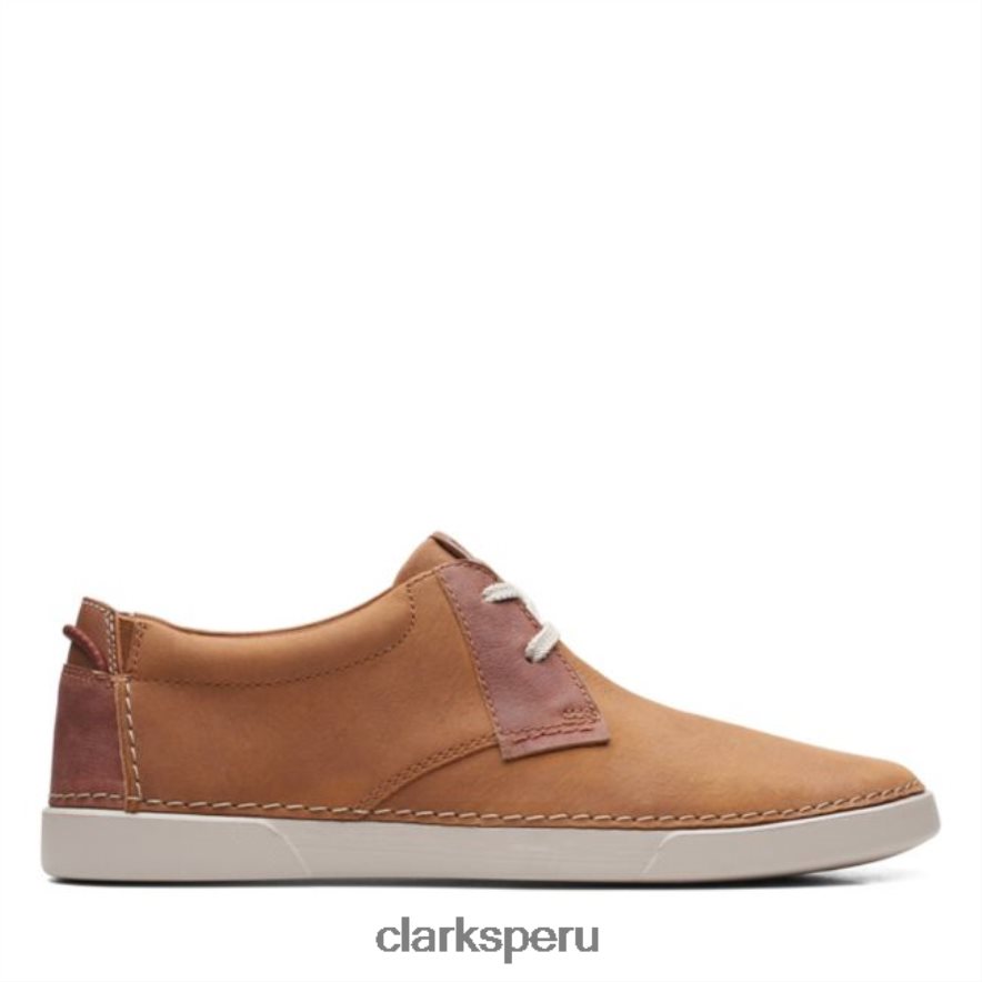 cuero tostado clarks gereld bajo cuero tostado hombres Clarks 40N4LX6803 cuero marrón