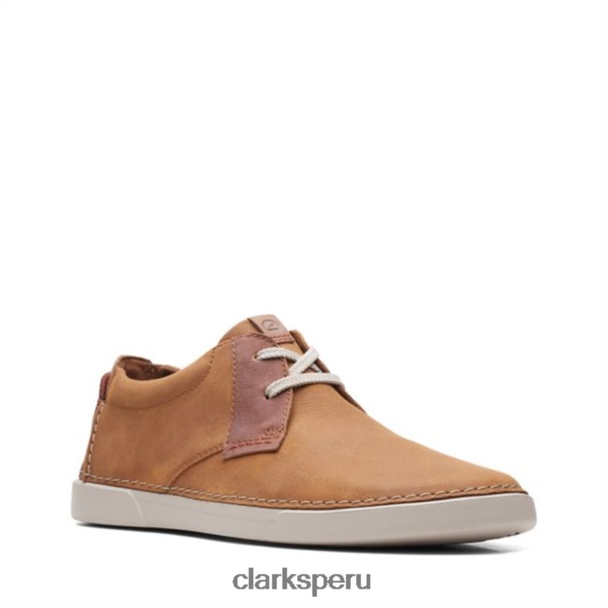 cuero tostado clarks gereld bajo cuero tostado hombres Clarks 40N4LX6803 cuero marrón