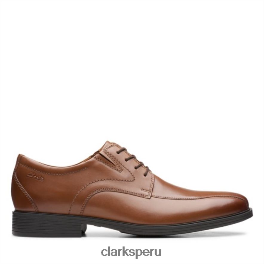 cuero tostado oscuro whiddon pace clarks de cuero tostado oscuro hombres Clarks 40N4LX6732 cuero bronceado oscuro