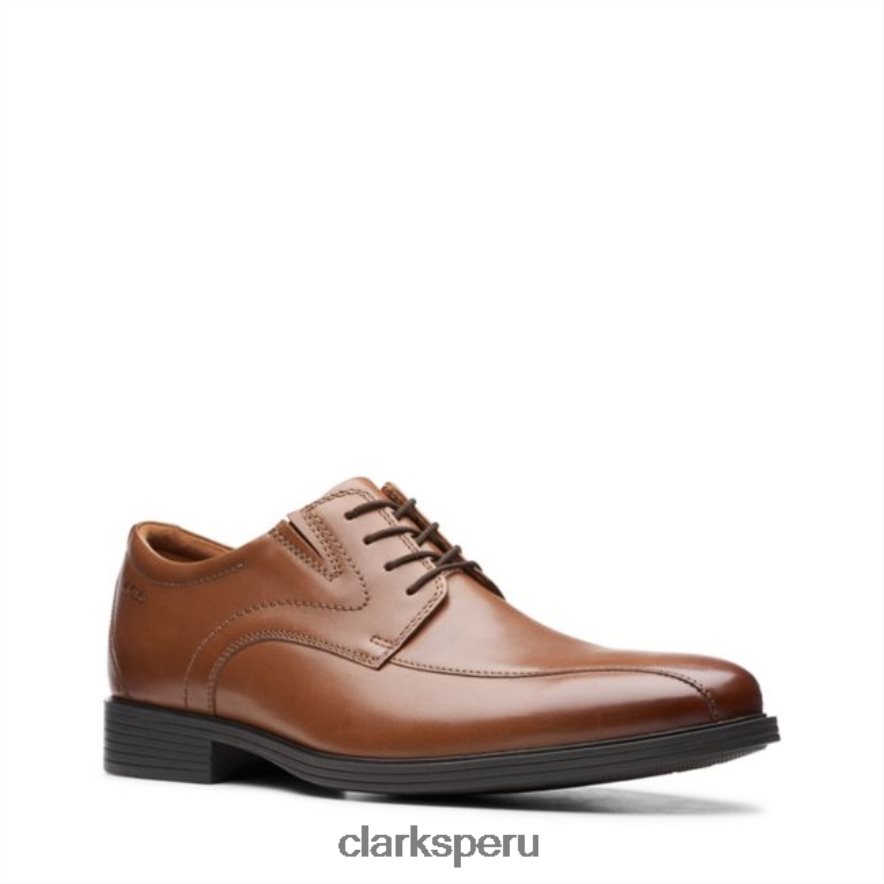 cuero tostado oscuro whiddon pace clarks de cuero tostado oscuro hombres Clarks 40N4LX6732 cuero bronceado oscuro