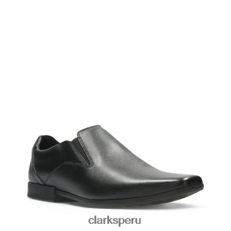glement slip cuero negro clarks de cuero negro hombres Clarks 40N4LX5574 cuero negro