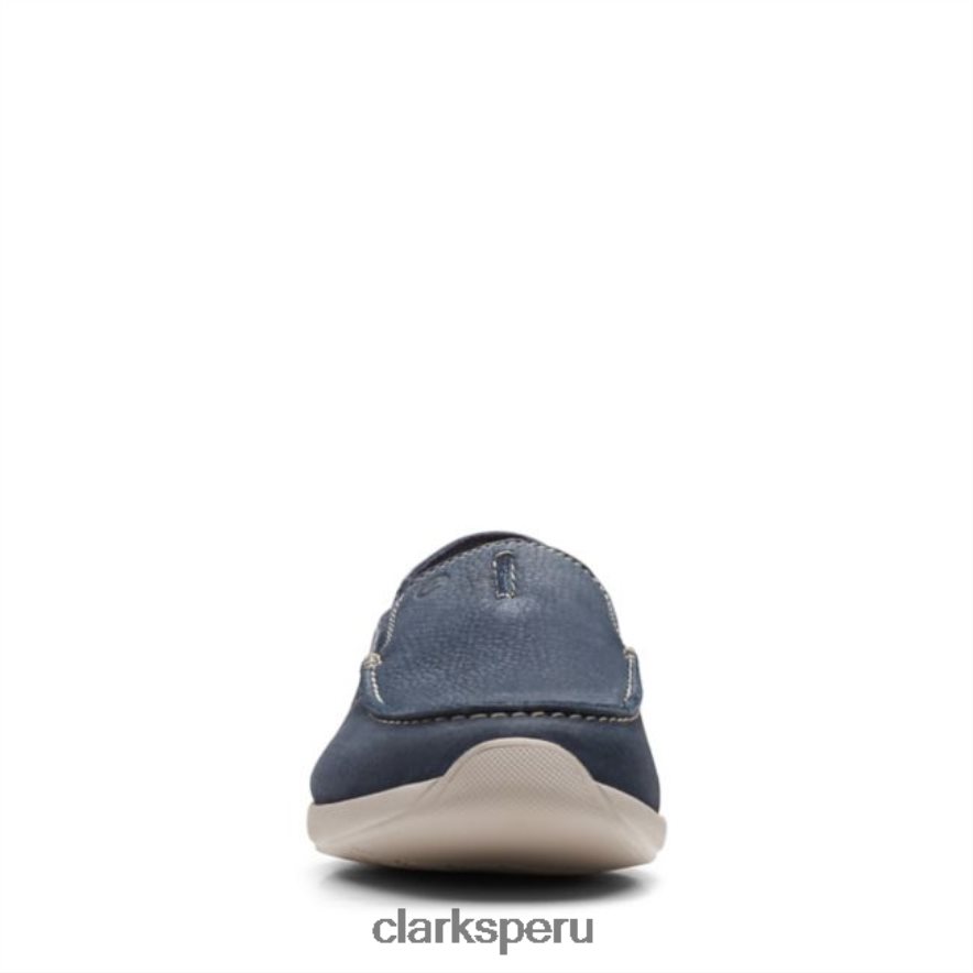 gorwstep nubuck azul marino nubuck azul marino clarks hombres Clarks 40N4LX6830 nubuck azul marino