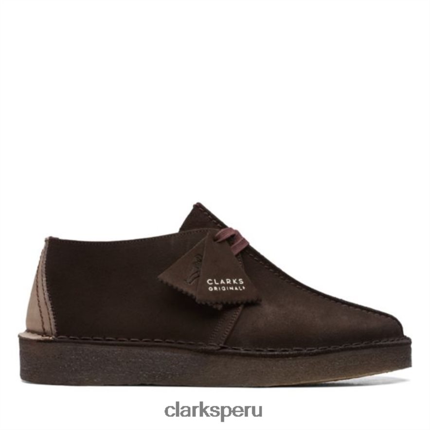 marrón oscuro clarks desert trek marrón oscuro hombres Clarks 40N4LX5552 marron oscuro