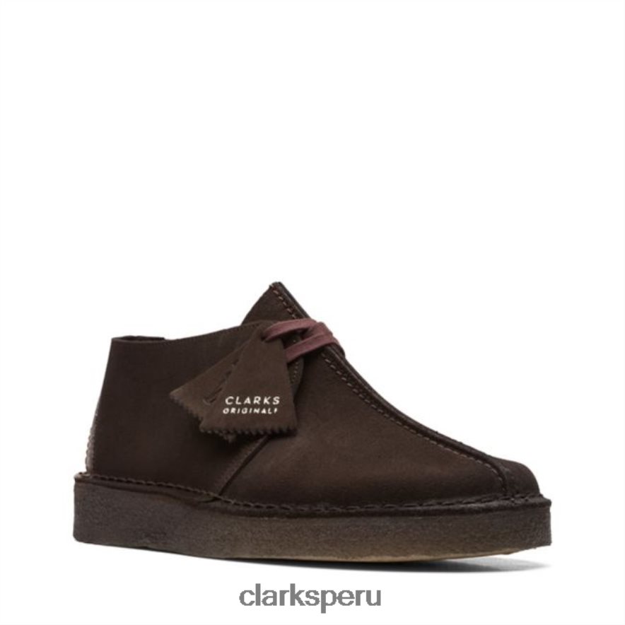 marrón oscuro clarks desert trek marrón oscuro hombres Clarks 40N4LX5552 marron oscuro