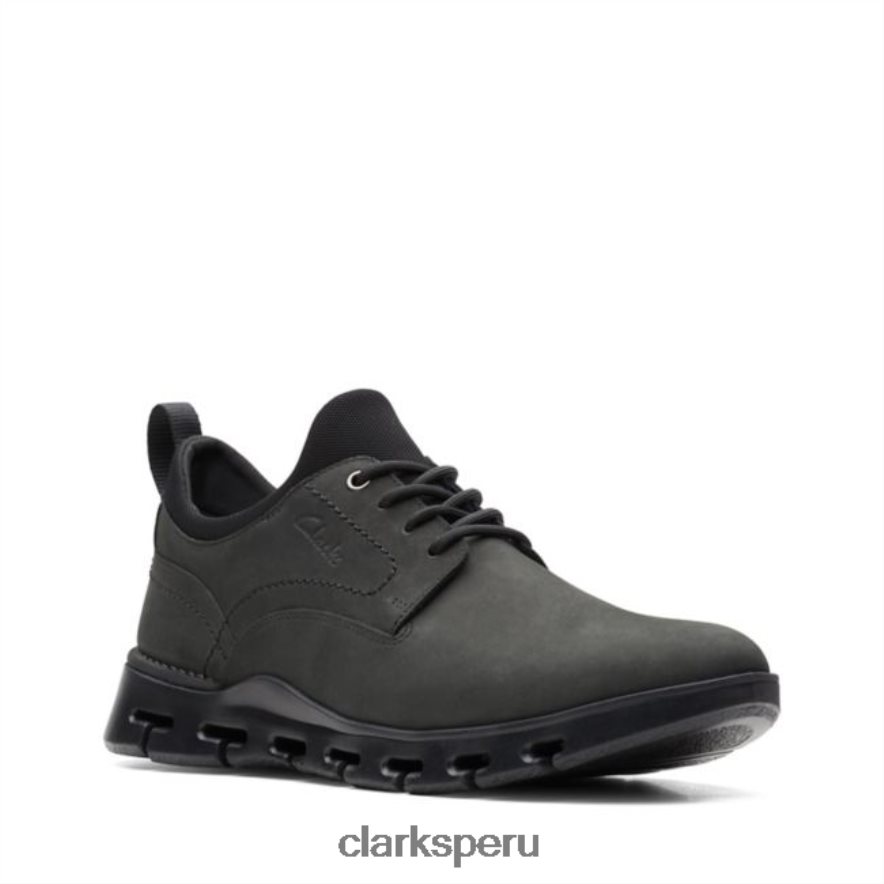 nubuck negro naturaleza x dos clarks de nubuck negro hombres Clarks 40N4LX6828 nubuck negro