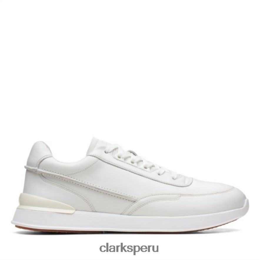 race lite encaje cuero blanco clarks de cuero blanco hombres Clarks 40N4LX5598 cuero blanco