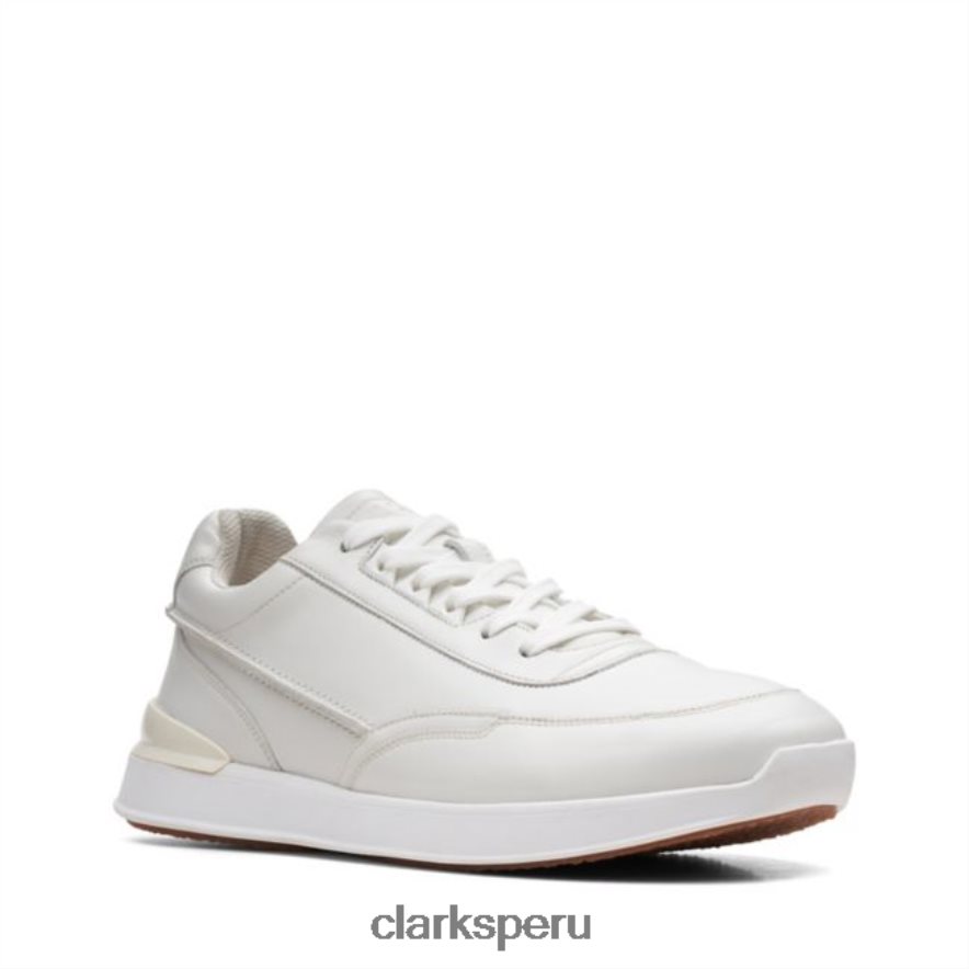 race lite encaje cuero blanco clarks de cuero blanco hombres Clarks 40N4LX5598 cuero blanco