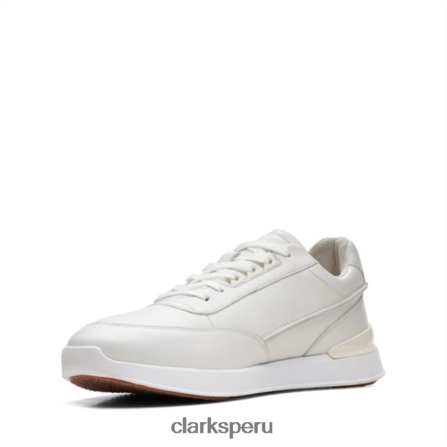 race lite encaje cuero blanco clarks de cuero blanco hombres Clarks 40N4LX5598 cuero blanco