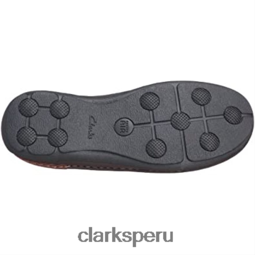 Mocasines Clarks Nature Easy para hombre de cuero caoba ny hombres Clarks 40N4LX2378 cuero caoba
