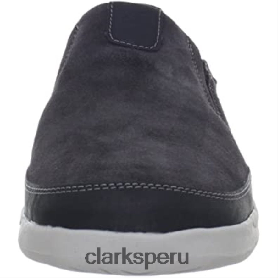 Mocasines Vulcan Remus Hombre De Ante Azul Zapatos Clarks hombres Clarks 40N4LX2900