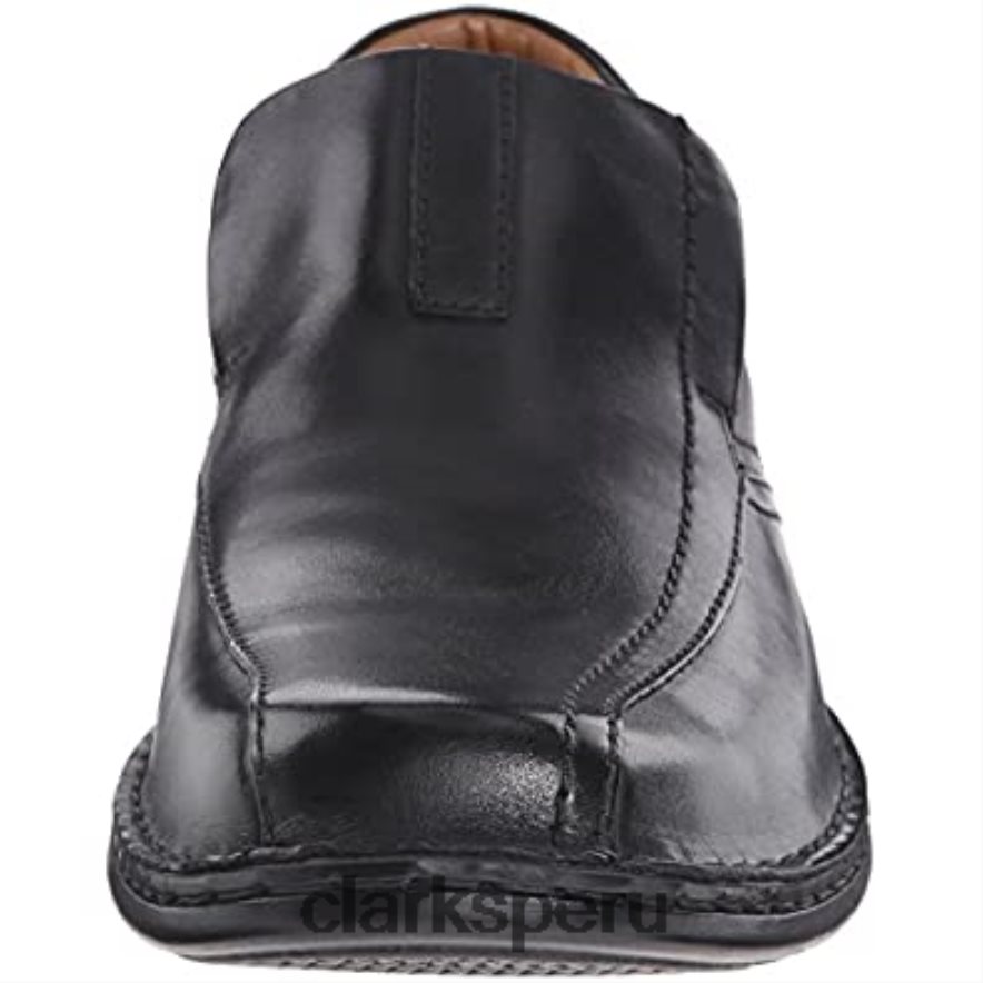 Mocasines clarks escalade de cuero negro para hombre hombres Clarks 40N4LX2928 cuero negro