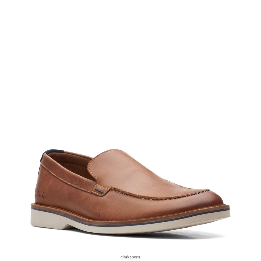 borde ático bronceado oscuro lea clarks hombres Clarks 40N4LX3734 lea bronceado oscuro