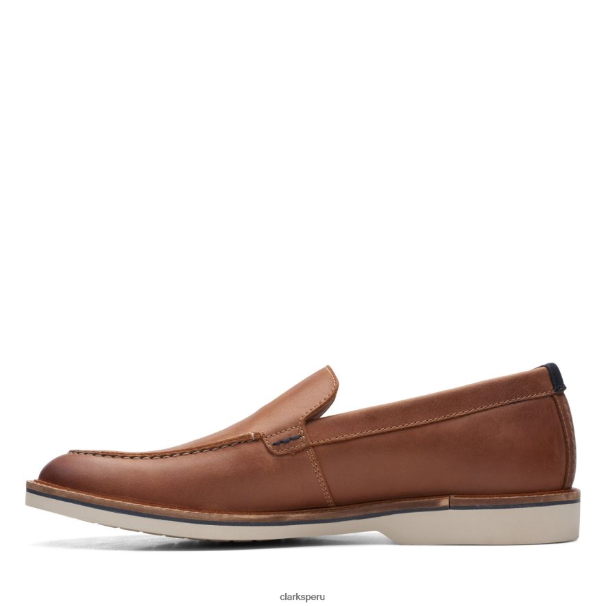 borde ático bronceado oscuro lea clarks hombres Clarks 40N4LX3734 lea bronceado oscuro