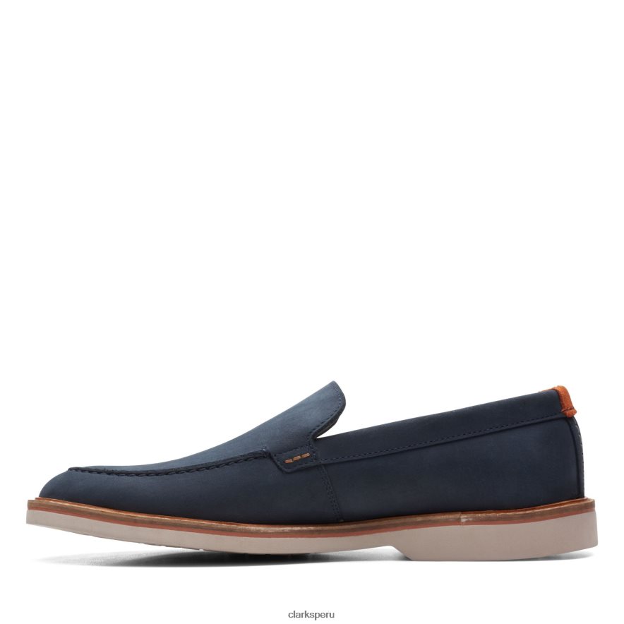clarks atticus lt edge de nubuck azul marino hombres Clarks 40N4LX3700 nubuck azul marino