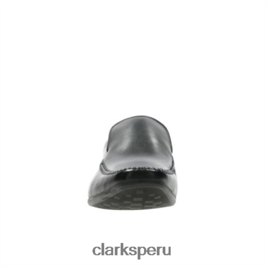 clarks costura glement cuero negro hombres Clarks 40N4LX4397 cuero negro