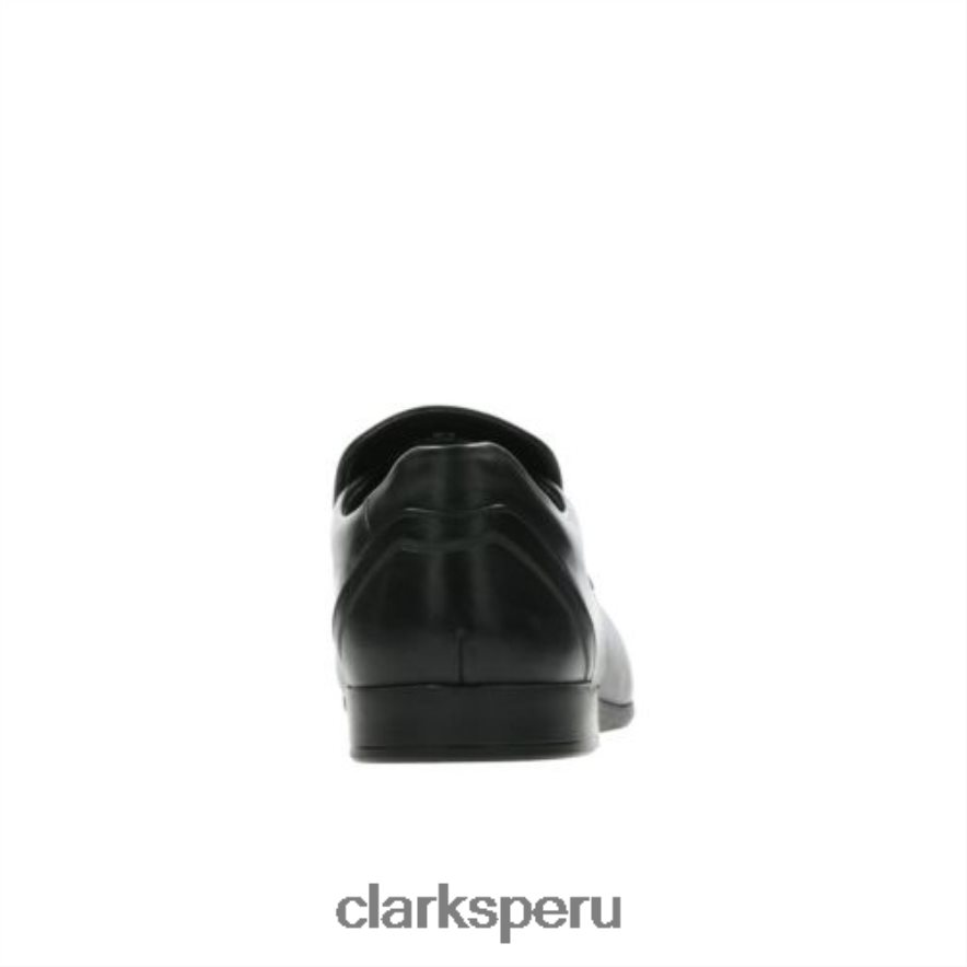 clarks costura glement cuero negro hombres Clarks 40N4LX4397 cuero negro
