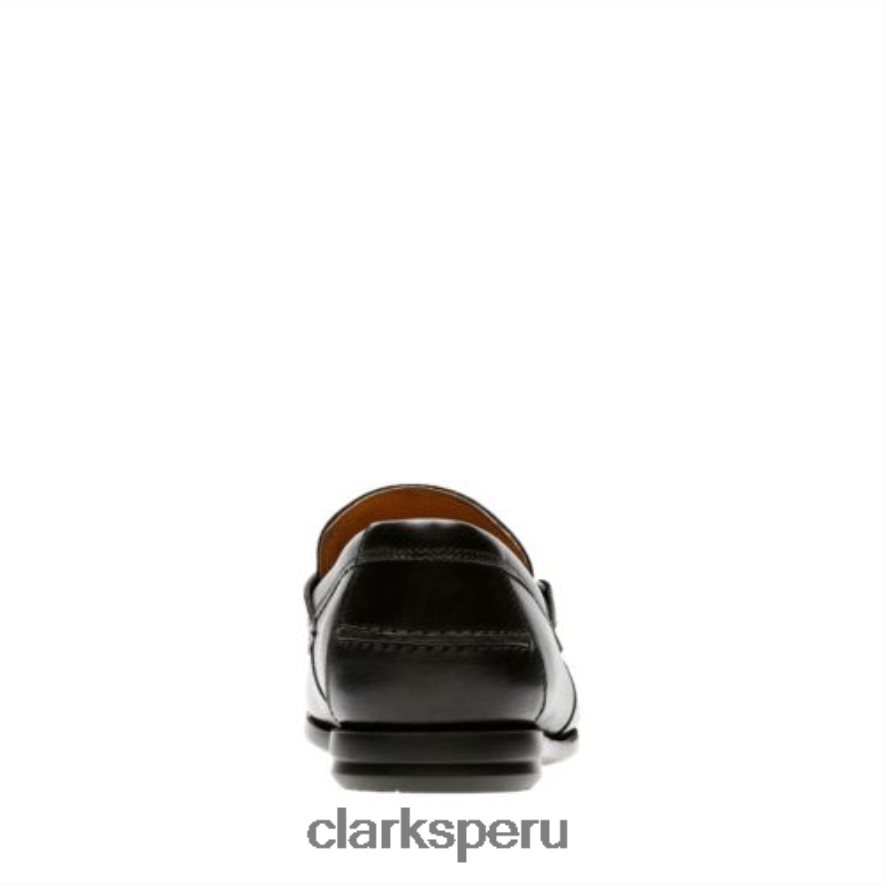 clarks cuero negro un gala step hombres Clarks 40N4LX4393 cuero negro