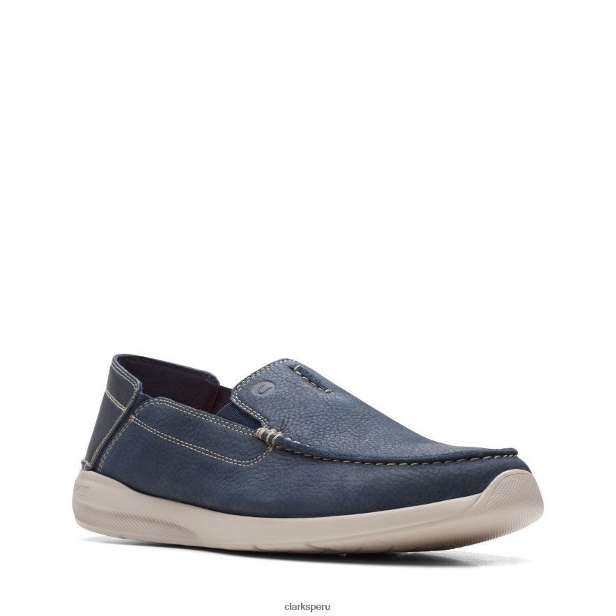 clarks gorwstep de nubuck azul marino hombres Clarks 40N4LX3475 nubuck azul marino