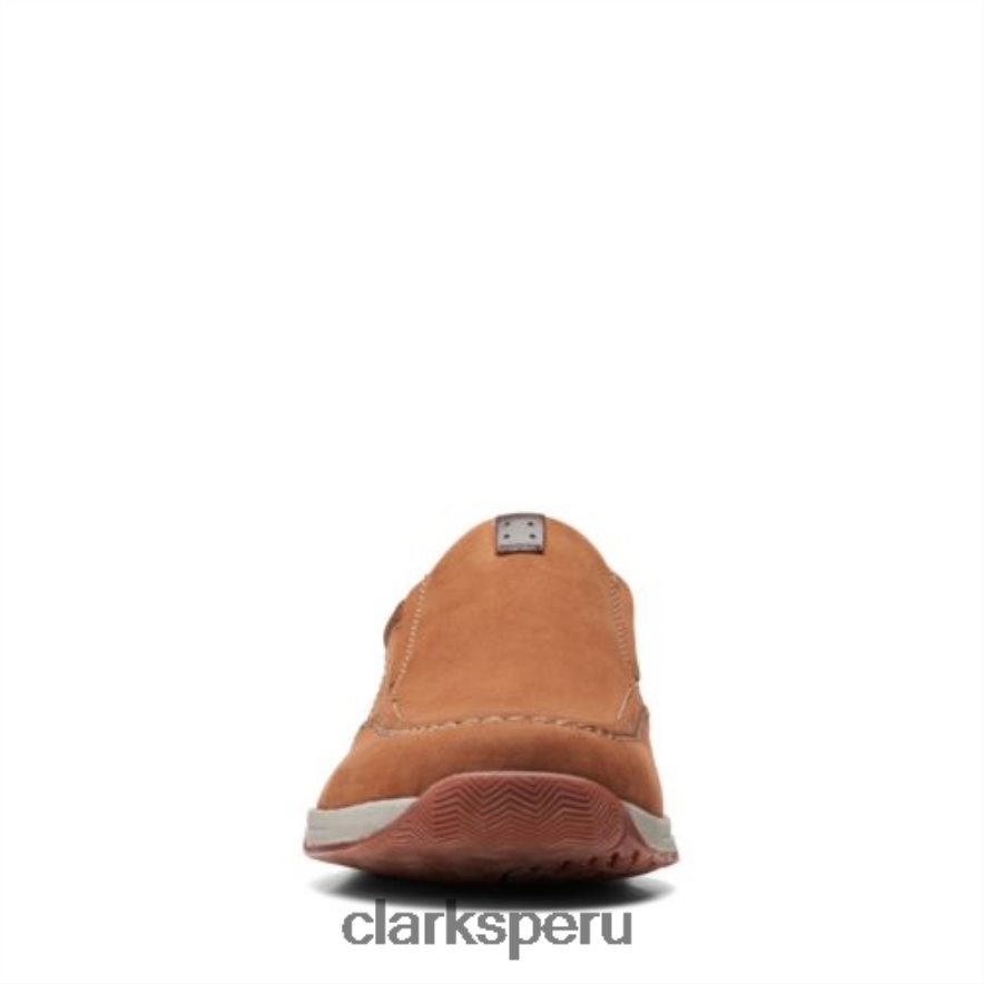 clarks langton step langton tostados hombres Clarks 40N4LX4388 nubuck bronceado