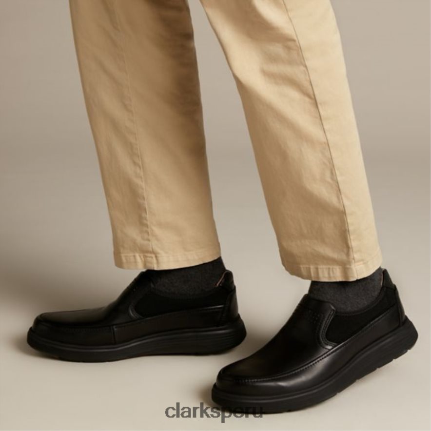cuero negro un abode go clarks de cuero negro hombres Clarks 40N4LX5468 cuero negro