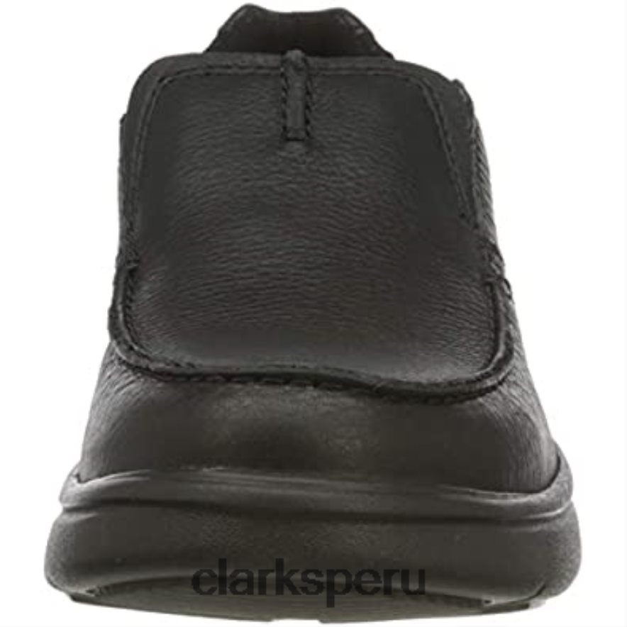 mocasines bradley free de hombre de piel caída negra clarks hombres Clarks 40N4LX2196 cuero negro caído