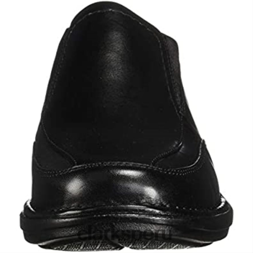 mocasines clarks kempton free de cuero negro para hombre hombres Clarks 40N4LX2172 cuero negro