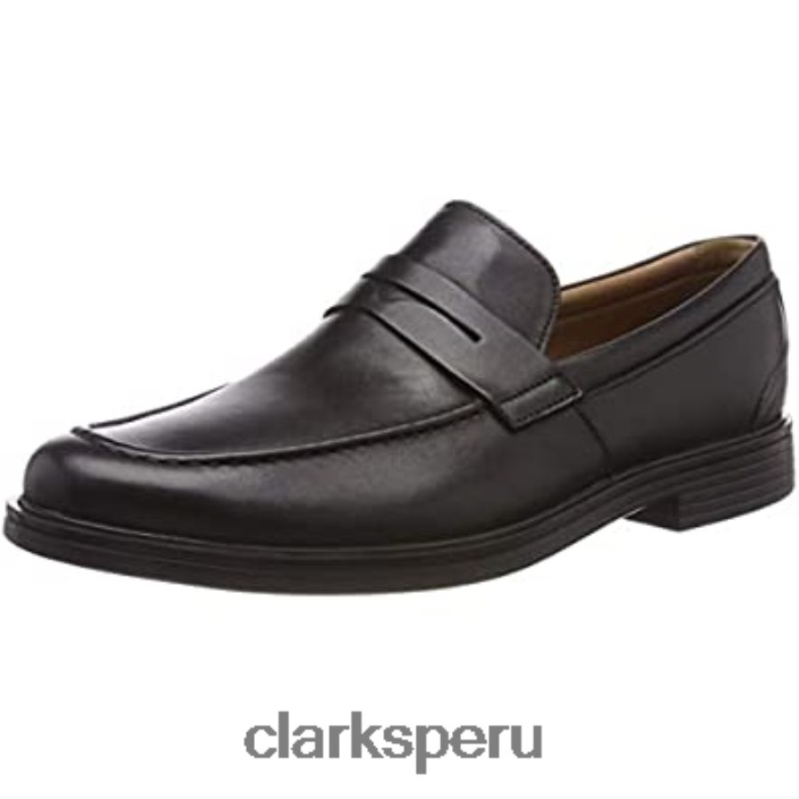 mocasines clarks un aldric step para hombre negros hombres Clarks 40N4LX1792 negro