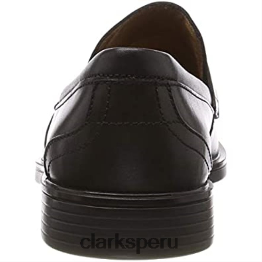 mocasines clarks un aldric step para hombre negros hombres Clarks 40N4LX1792 negro