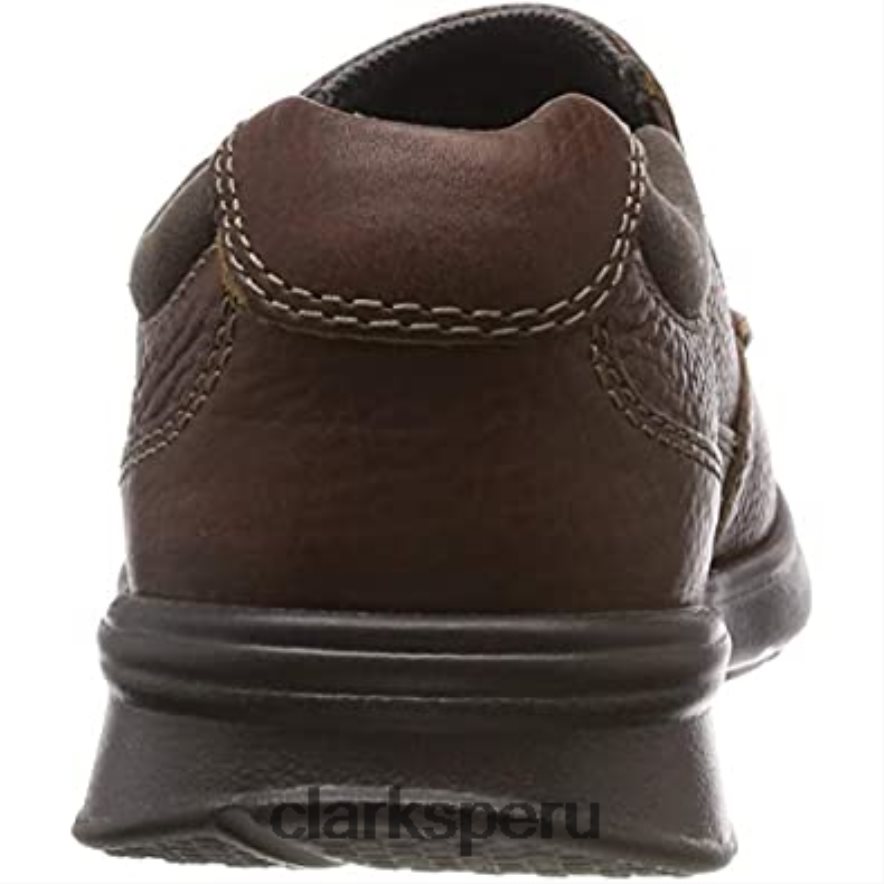 mocasines cotrel free de hombre de piel marrón tabaco clarks hombres Clarks 40N4LX2868 cuero marrón tabaco