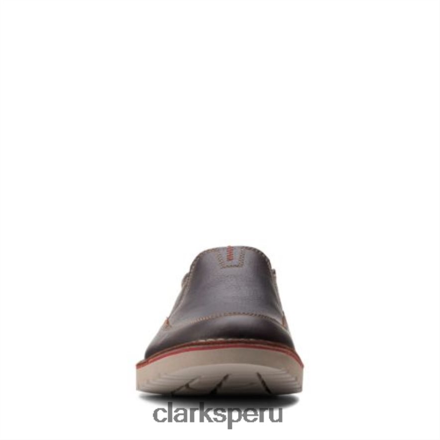 vargo step clarks cuero marrón hombres Clarks 40N4LX4389 cuero marrón