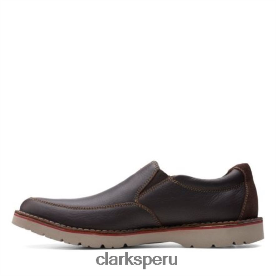 vargo step clarks cuero marrón hombres Clarks 40N4LX4389 cuero marrón