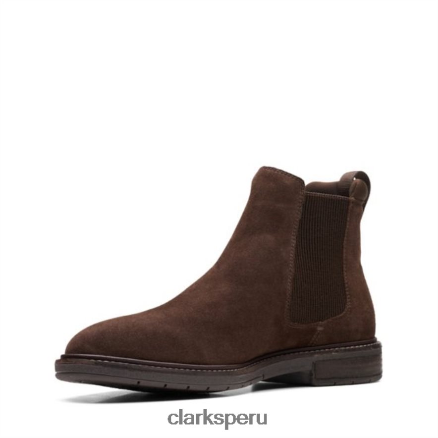 Clarkdale Hall de ante marrón oscuro Clarks de ante marrón oscuro hombres Clarks 40N4LX5708 gamuza marrón oscuro