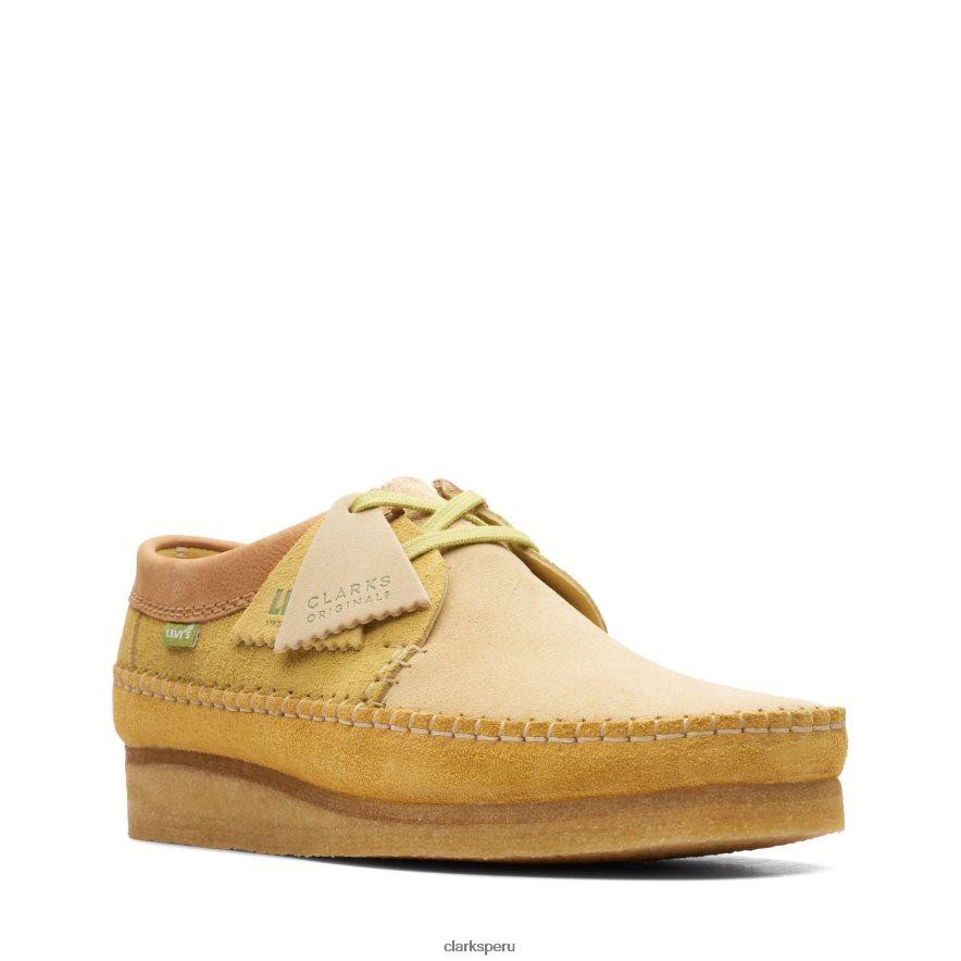 Clarks amarillos tejedores hombres Clarks 40N4LX3654 amarillo