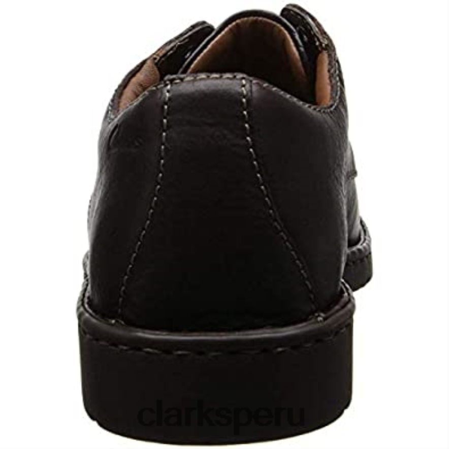 Clarks de cuero marrón para hombre Stratton Way Stratton Way hombres Clarks 40N4LX305 cuero marrón