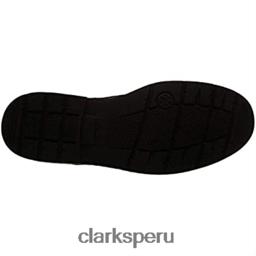 Clarks de cuero marrón para hombre Stratton Way Stratton Way hombres Clarks 40N4LX305 cuero marrón