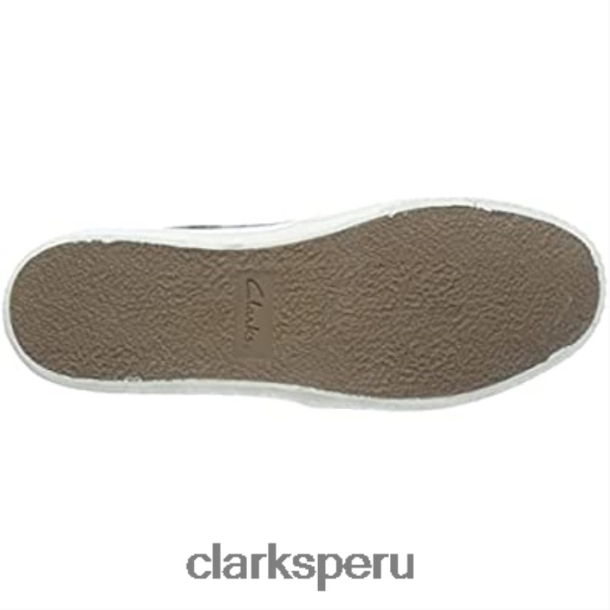 Mulas Clarks Roxby Step de lona negra para hombre hombres Clarks 40N4LX377 lienzo negro