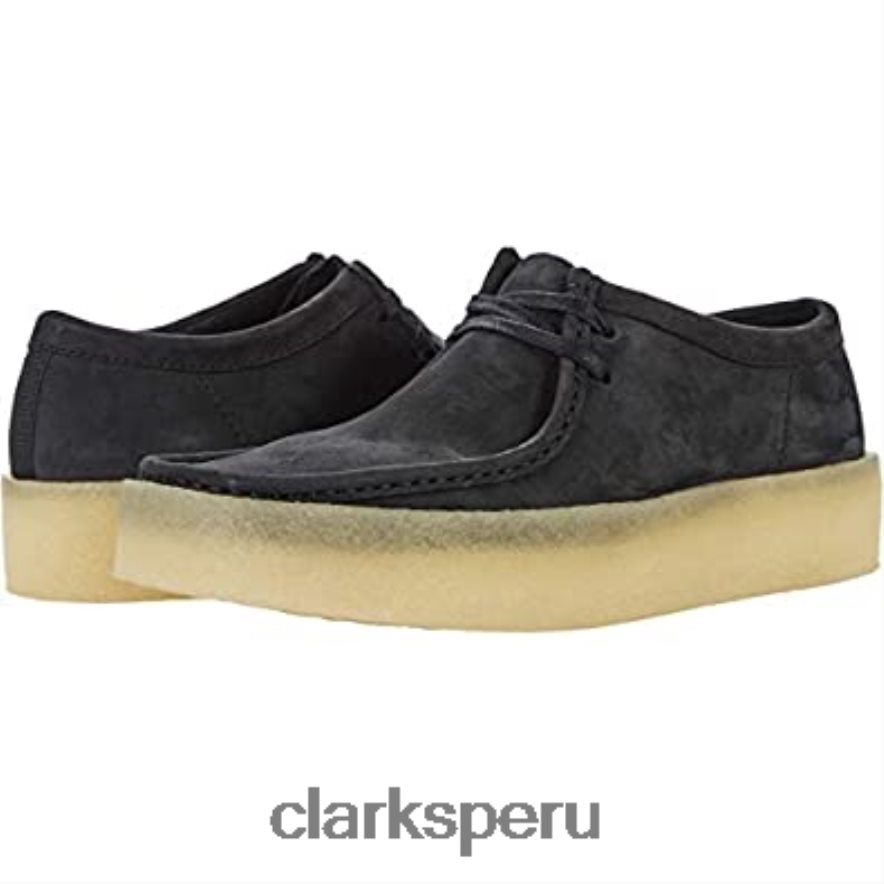 Zapato clarks wallabee cup m para hombre nobuk negro hombres Clarks 40N4LX1130 nubuck negro
