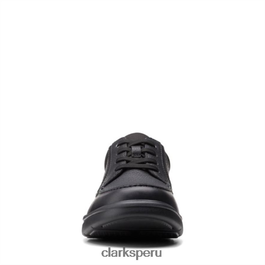 bradley vibe cuero negro caído clarks cuero negro caído hombres Clarks 40N4LX6757 cuero negro caído